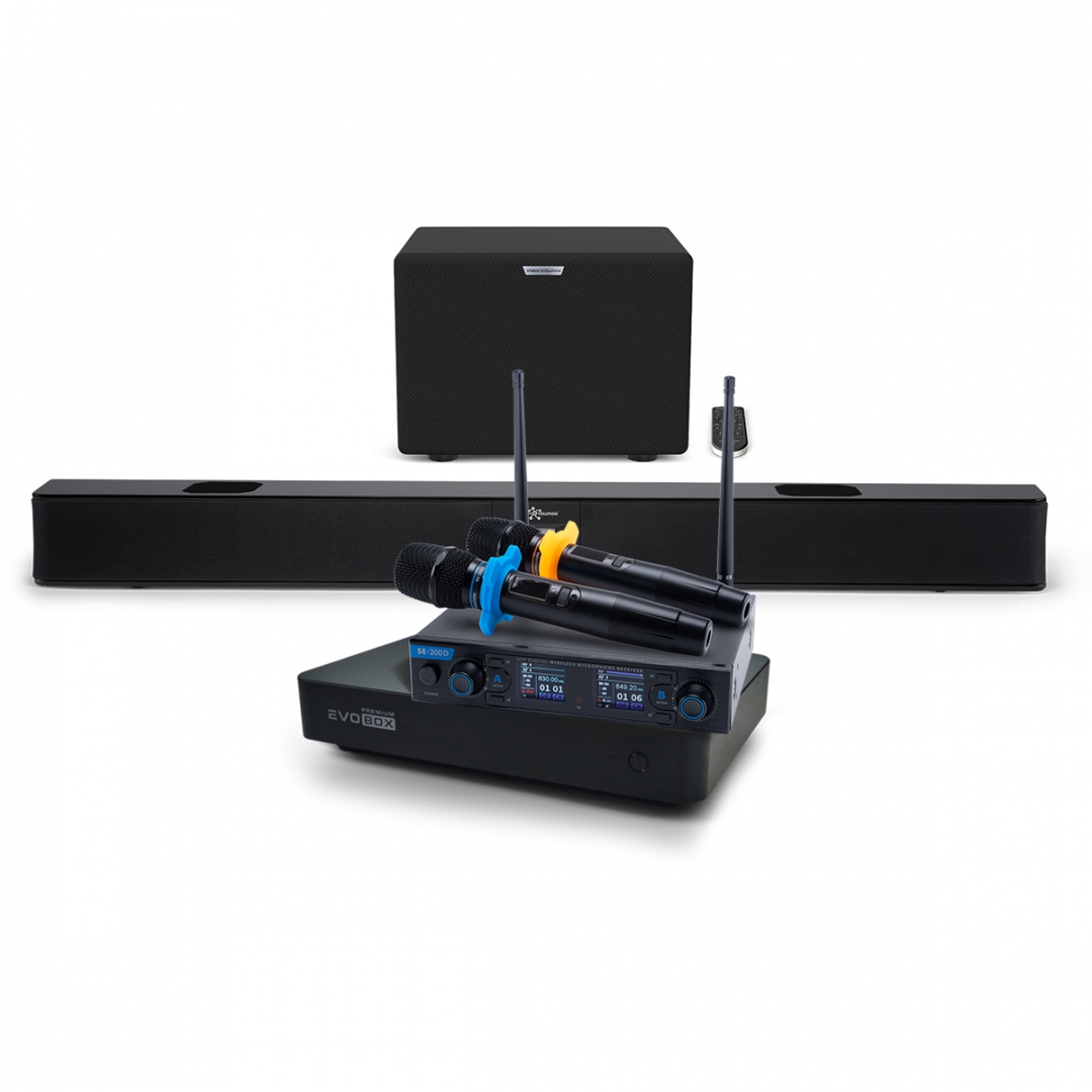 Hi-End караоке-система EVOBOX Premium + EvoSoundBar (саундбар с караоке) в Марий Эле