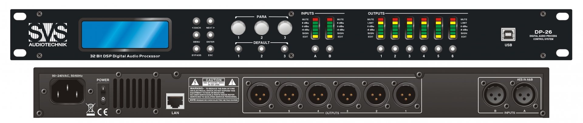SVS Audiotechnik DP-26 Цифровой процессор: 2 входа 6 выходов в Марий Эле
