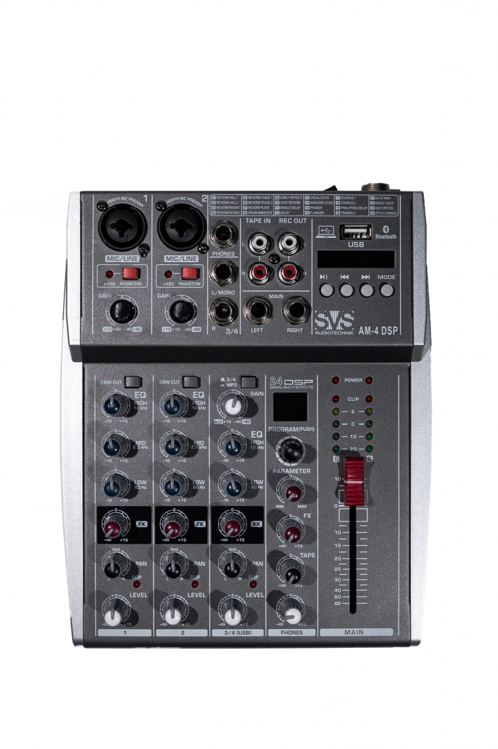 SVS Audiotechnik mixers AM-4 DSP Аналоговый микшерный пульт, 4-канала в Марий Эле