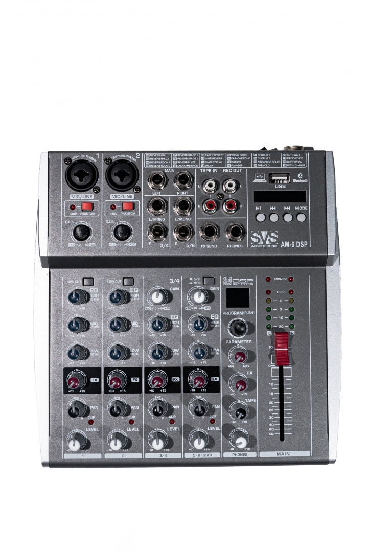 SVS Audiotechnik mixers AM-6 DSP Микшерный пульт аналоговый, 6-канальный SVS Audiotechnik mixers в Марий Эле