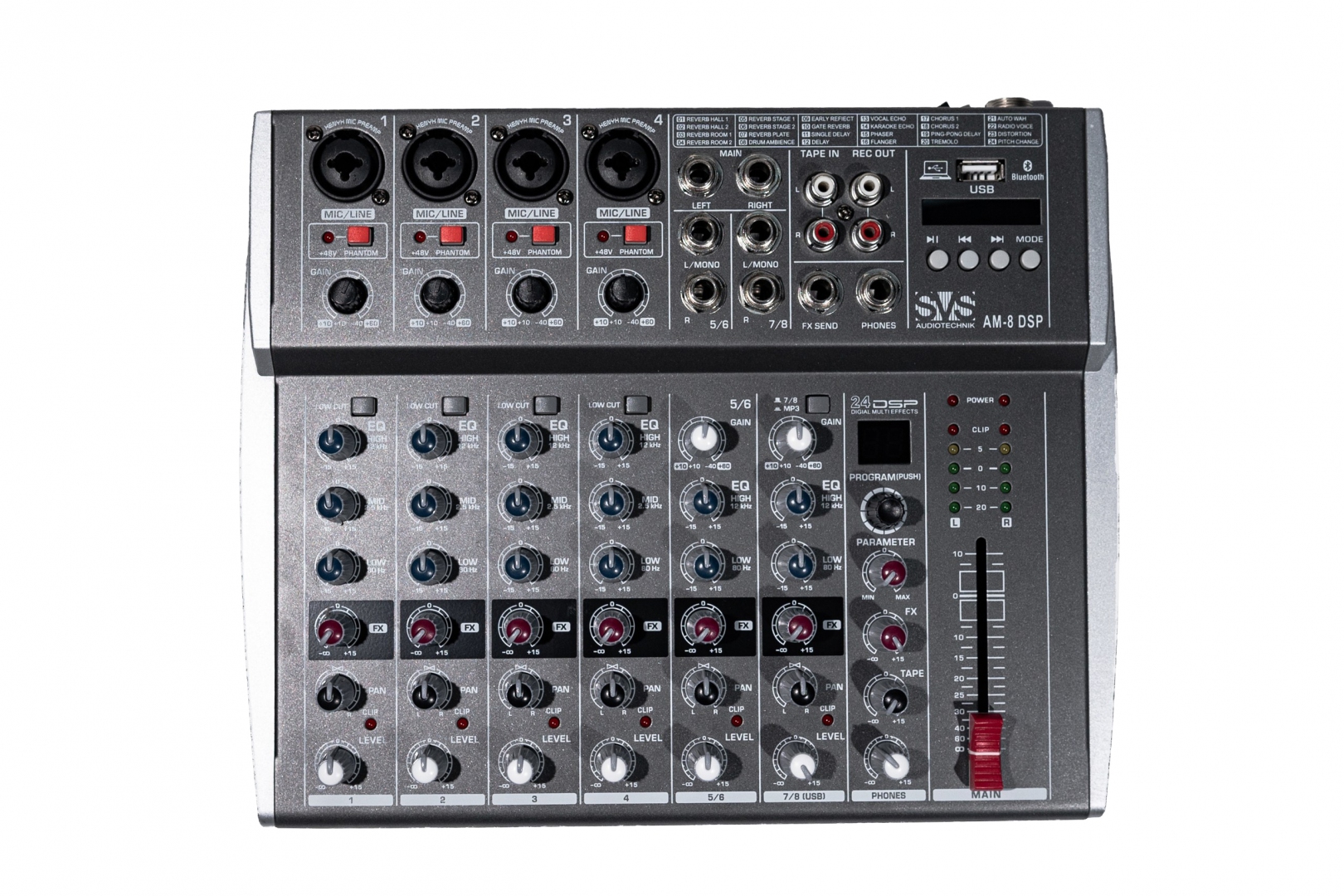 SVS Audiotechnik mixers AM-8 DSP Микшерный пульт аналоговый, 8-канальный в Марий Эле